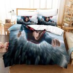 Ensemble de housse de couette ensemble de literie superman housse de couette