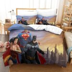 Ensemble de housse de couette ensemble de literie superman housse de couette