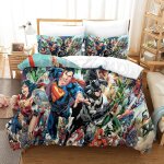 Ensemble de housse de couette ensemble de literie superman housse de couette