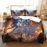 Ensemble de housse de couette ensemble de literie superman housse de couette