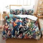 Ensemble de housse de couette ensemble de literie superman housse de couette
