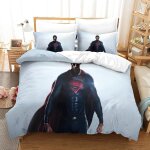 Ensemble de housse de couette ensemble de literie superman housse de couette king