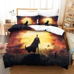 Ensemble de housse de couette ensemble de literie superman housse de couette king