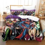 Ensemble de housse de couette ensemble de literie superman housse de couette king
