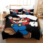 Ensembles de housse de couette super mario ensemble de literie avec fermeture ��clair pour enfants adolescents ...