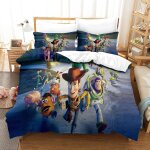 Ensemble de housse de couette toy story ensemble de literie housse de couette cartoon anime movies single ...