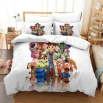 Ensemble de housse de couette toy story ensemble de literie housse de couette cartoon anime movies single ...