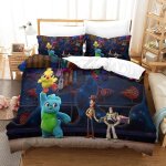 Ensemble de housse de couette toy story ensemble de literie housse de couette dessin anime films d'anime ...