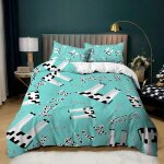 Ensemble de housse de couette vache laiti��re - ensemble de housse de couette imprim��e en d ensemble ...