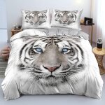 Ensemble de literie imprim�� en d parure de lit housse de couette chameau animal tigre * ensemble pi��ces ...