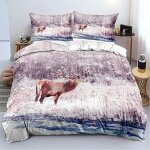 Ensemble de literie pi��ces ensemble de housse de couette �� imprim�� girafe literie, avec taie d'oreiller, ...