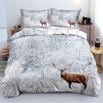 Ensemble de literie pi��ces ensemble de housse de couette �� imprim�� girafe literie, avec taie d'oreiller, ...