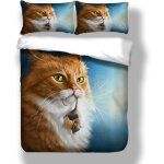 . ensemble de literie simple housse de couette x avoir fermeture �� glissi��re + taie d'oreiller x polyester ...