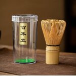 Ensemble de matcha avec fouet en bambou, cuillère a café, filles en céramique, services a thé transparents, ... Ensemble de matcha avec fouet en bambou, cuillère a café, filles en céramique, services a thé transparents, ...