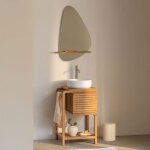 Ensemble de meuble de salle de bain en bois de teck bradley