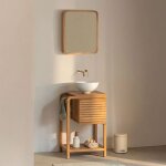 Ensemble de meuble de salle de bain en bois de teck bradley