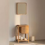 Ensemble de meuble de salle de bain en bois de teck bradley