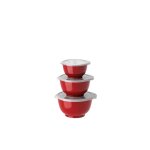 Ensemble de mini - bols a mixer rouge