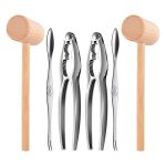 Ensemble d'outils pour fruits de mer, comprenant 2 fourchettes, 2 craquelins de homard, des noix, du ...