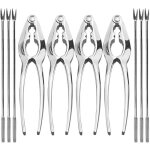 Ensemble d'outils pour fruits de mer, casse - noix de 10 pices, ouvre - fruits de mer, 4 craquelins ...