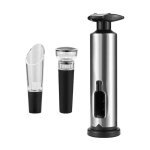 Ensemble d'ouvre - bouteille de vin rouge manuel, avec pompe a vide, bouchon de décanteur, cadeau pour ... Ensemble d'ouvre - bouteille de vin rouge manuel, avec pompe a vide, bouchon de décanteur, cadeau pour ...