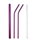 Ensemble de pailles en acier inoxydable 304, réutilisables, en métal, pour gobelets de 20 oz, gobelet ... Ensemble de pailles en acier inoxydable 304, réutilisables, en métal, pour gobelets de 20 oz, gobelet ...