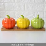 Ensemble de pots d'assaisonnement en cramique de aliments avec cuillre, bol a sucre de sel, rcipient ...