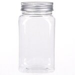 Ensemble de pots a condiments, bouteille en plastique transparent, bouteille d'emballage alimentaire, ...
