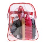 Ensemble d'�quipement de toilettage pour cheval, 9 pi�ces, queue de crini�re, brosse, crochet, peigne ...