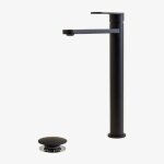 Ensemble de robinet de lavabo en laiton alameda et robinet de vidange de lavabo click - clack en acier ...