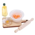 Ensemble de rouleaux a pâtisserie mignons, bol a ¿ufs, huile d'olive, accessoires de cuisine, miniature ... Ensemble de rouleaux a pâtisserie mignons, bol a ¿ufs, huile d'olive, accessoires de cuisine, miniature ...