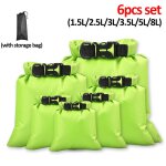 Ensemble de sacs etanches pour l'extrieur, sac a dos sec, stockage de s, drive, bateau, kayak flottant, ...