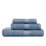 Ensemble de serviettes de bain eponge arctique coordonne teddy