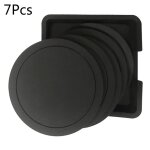 Ensemble de sous - verres antid�rapants en silicone, tapis de support de tasse, 7 pi�ces