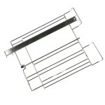 Ensemble support de rails droite d'origine four cuisini�re (dg94 - 01403b samsung)