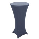 Ensemble table de bar + housse de table de bar bistro diam�tre 60 cm housse gris anthracite 04 0006777 ...