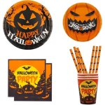 Ensemble de vaisselle jetable halloween pour 10 personnes - d�corez avec style!
