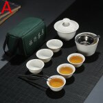 Ensemble de voyage chinois kung fu thé portatif en céramique tasse a thé service en porcelaine gaiwan ... Ensemble de voyage chinois kung fu thé portatif en céramique tasse a thé service en porcelaine gaiwan ...