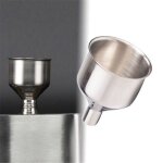 Entonnoir a petite bouche pour bar, bouteille de vin, mini entonnoir en acier inoxydable pour remplir ...