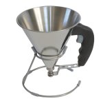 Entonnoir a piston 0. 8l inox