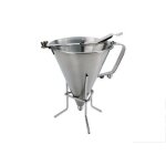 Entonnoir a piston 1. 5 l complet avec support - petit modele -
