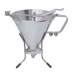 Entonnoir a piston 1. 9 l + pied fil inox