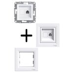 Eph4100121 prise téléphonique rj11, blanc Eph4100121 prise téléphonique rj11, blanc