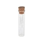 Eprouvette verre just married metallise 10cm Eprouvette verre just married metallise 10cm