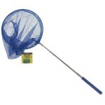 Epuisette t�lescopique 38 - 68cm aquarium poisson p�che bassin filet papillon