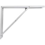 Equerre pliable - fepre - 40 x 52 cm - acier - abat - jour blanc - haute r�sistance