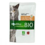 Equilibre & instinct un eminc�s bio a la volaille, 1 sachet de 100g pour chat 401062