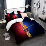 Equipe de football fc barcelona housse de couette l�g�re en microfibre housse de couette douce ensemble ...