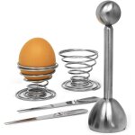 Ersan - joeji's kitchen toqueur a ?uf inox coupe oeuf a la coque et separateur a oeuf pour cuisson ?uf ...