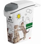 Ershi - curver petlife bote a litire pour chats 10 kg 50 x 23 x 49 cm poigne pratique[30]